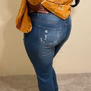 Plus size jeans